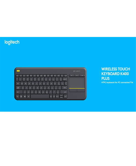 Logitech K400 Plus Wireless Touch Keyboard GrandHub